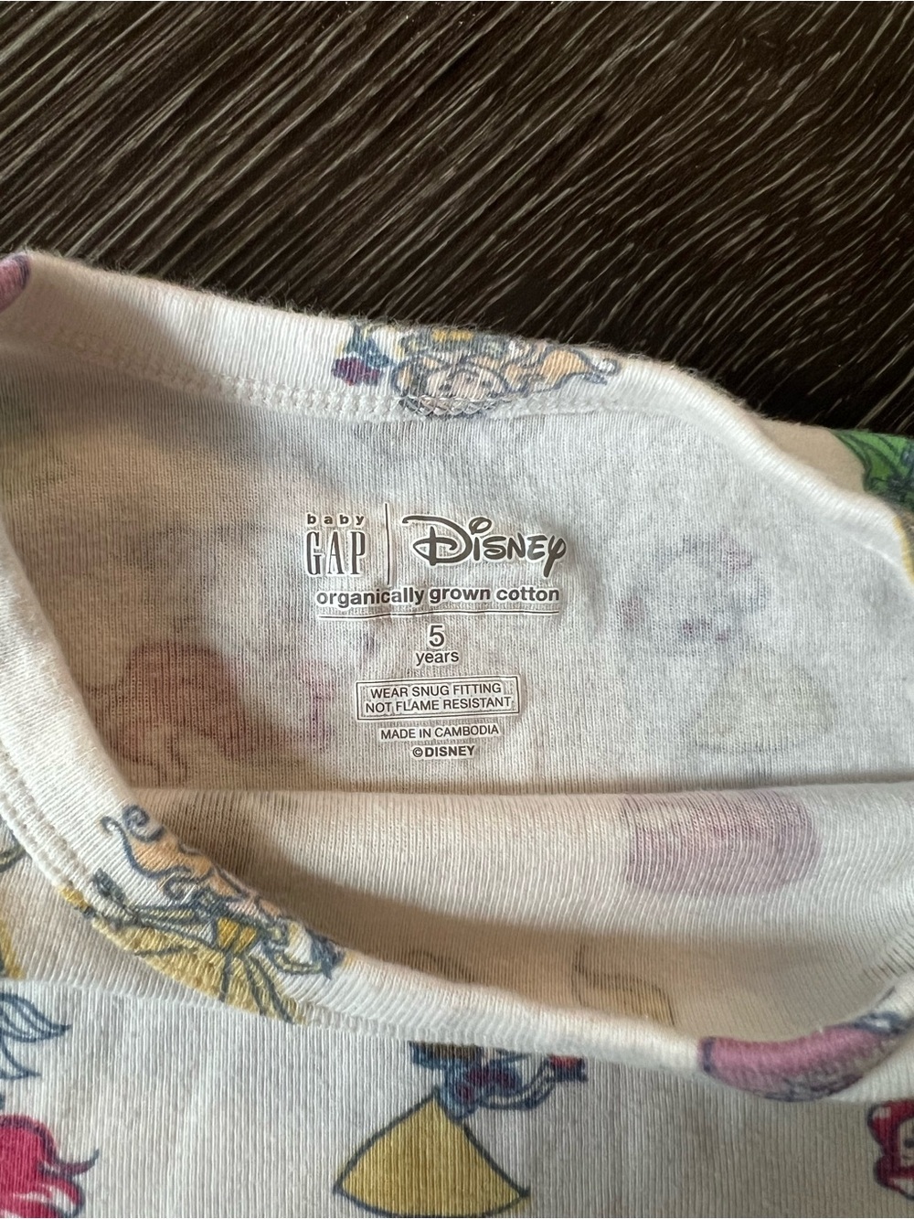 GAP White Princess Character Pajama Set - Picture 2 of 3
